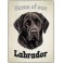Labrador, Black - Pet Sign