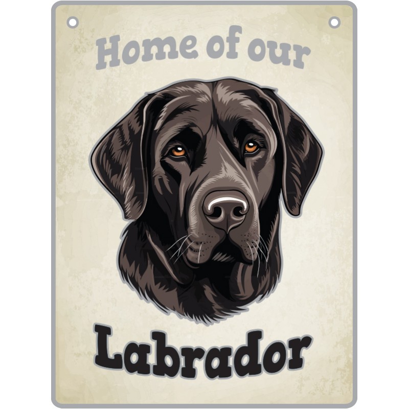 Labrador, Black - Pet Sign