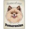 Pomeranian - Pet Sign
