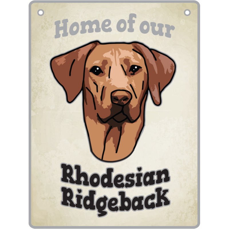Rhodesian Ridgeback - Pet Sign