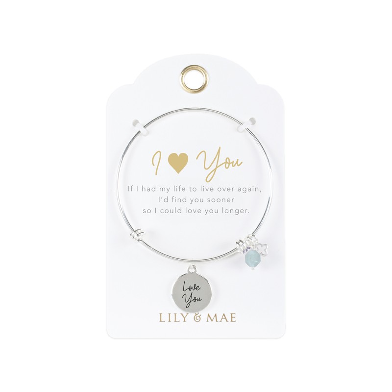 I Heart You - L&M Personalised Bangle