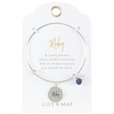 Ruby - L&M Personalised Bangle