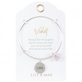 Violet - L&M Personalised Bangle