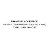 Moments Framed Plaque Pack