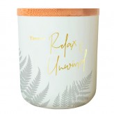 Relax and Unwind - Sentiment Candle