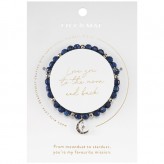 Love You to the Moon -L&M Charm Bracelet