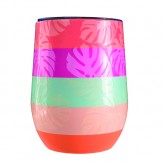 Wine Tumbler - Palm Stripe - Wyld Ryde