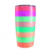 Coffee Tumbler - Palm Stripe - Wyld Ryde