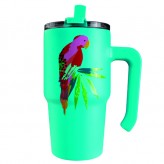 Mug with Handle - Parrot Blue -Wyld Ryde