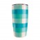 Coffee Tumbler - Plaid Blue - Wyld Ryde