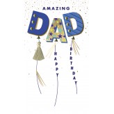 Dad Balloons - Greeting Card