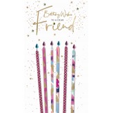Friend Candles - Greeting Card