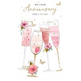 On Our Anniversary - Greeting Card