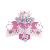 Birthday Cake - Pop Up Greeting Card