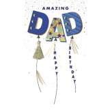 Dad Balloons - Greeting Card
