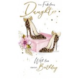 Daughter Shoes - Greeting Card
