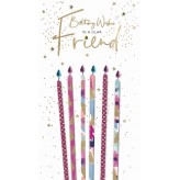 Friend Candles - Greeting Card