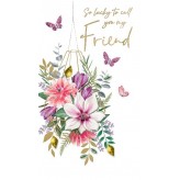 Friend Butterflies - Greeting Card