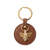 Taupe  Leather Keyring-BB Jewellery 2026