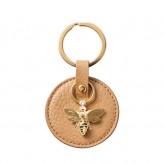 Tan  Leather Keyring - BB Jewellery 2026
